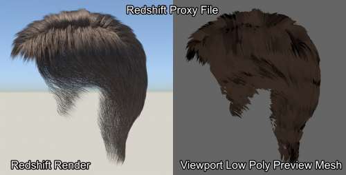 3D Hair Asset for Animation Download